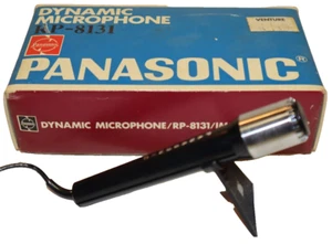 Micrófono dinámico Panasonic RP-8131 de colección 300 ohmios impedancia con caja (B) usado en excelente estado - Imagen 1 de 7