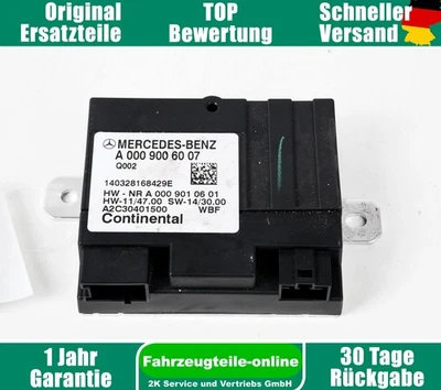 Mercedes Classe C 205 A0009006007 Pompa Del Carburante Unità Di Controllo C220 - Immagine 1 di 4