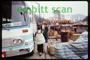 Original Slide, Hong Kong Street Scene and Tour Bus, 1977 - Picture 1 of 1