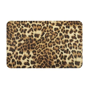 Leopard Cheetah Print Bathroom Rugs Soft Bath Mat Non Slip Absorbent Indoor F... - Picture 1 of 7
