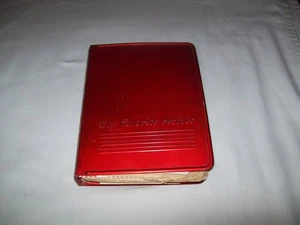 Vtg My Favorite Recipes Metal 3 Ring Binder Organizer Cookbook clip type loose - Picture 1 of 19