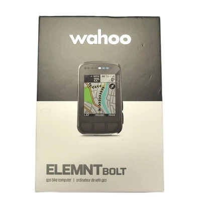 Wahoo Fitness ELEMNT Bolt V2 V©lo GPS Schwarz Sport Cyclocomputers Eleganz - Bild 1 von 4