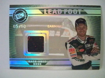 2009 Press Pass VIP Racing Lead Foot Dale Earnhardt Jr. Shoe Relic #/10 NASCAR - Image 1 of 2