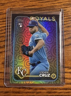 Steven Cruz 2024 Topps Series 2 Baseball #360 Easter Holiday Foil RC SP Royals - Image 1 of 2