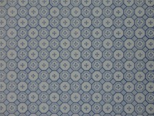DOLLS HOUSE 1/12 SCALE WALLPAPER - J HERMES 'MERITAS' - WHITE & BLUE - 0114