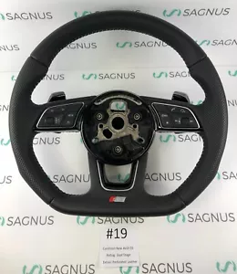 Neu Audi S5 Logo A4 S4 A5 S5 Q5 SQ5 Lenkrad grau Nähte #19 - Bild 1 von 14