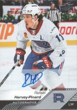 2022-23 Upper Deck AHL Hockey Autographs #37 Rafael Harvey-Pinard E Auto