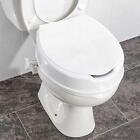 Linton Raised Toilet Seat with Lid, 100 mm / 4 inch, White