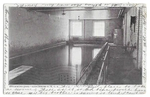 Postal de Lynchburg, VA Virginia 1908, piscina - Imagen 1 de 2
