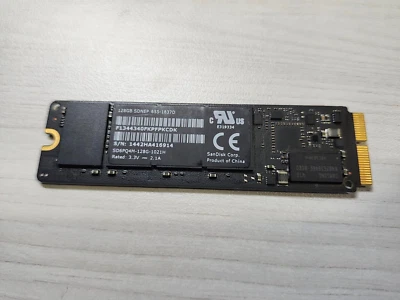 APPLE MACBOOK AIR A1465 A1466 SANDISK 128GB SSD SD6PQ4M-128G-1021H - Image 1 of 2