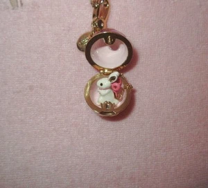 Juicy Couture Bunny Rabbit Egg Charm Locket For Bracelet Opens Limited Edition - Picture 1 of 11