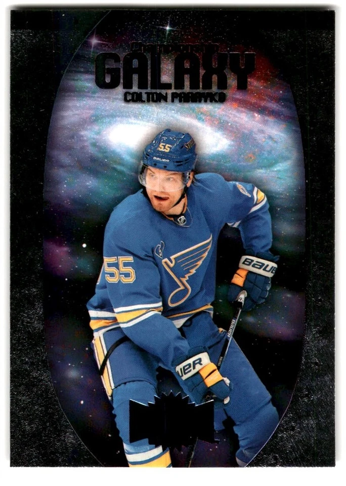 2021-22 Skybox Metal Universe Championship Galaxy Colton Parayko #CG-8 St. Louis - Image 1 of 2