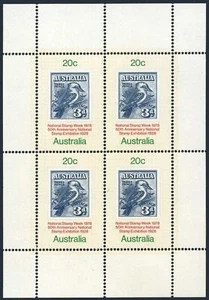 Australia 687a sheet, MNH. Michel Bl.4. National Stamp Week, 1978. Kingfisher. - Picture 1 of 1