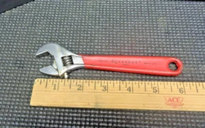 Vintage Halbmond 6" verstellbarer Schraubenschlüssel AC16C gepolsterter Griff - Bild 1 von 4