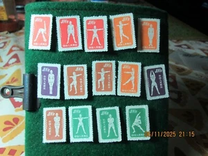 EIN SORTIMENT VON 14 VZ CHINA BRIEFMARKEN FÜR KÖRPERLICHE ÜBUNG. 1952. MNH - Bild 1 von 2