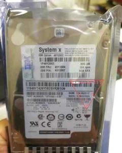 new 49Y2003 49Y2004 49Y2007 Lenovo/IBM 600GB 6G 10K SAS SFF 2.5" HS Hard Drive - Picture 1 of 3