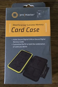 Promaster Weatherproof Extreme Memory Card Case SD/MicroSD New - Picture 1 of 2