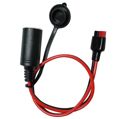 Connector to 12V Female Cigarette Lighter Cable with Anderson Powerpole Cable 1m