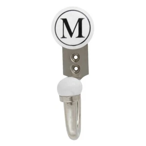 Letter M Ceramic Wall Hook - Picture 1 of 2