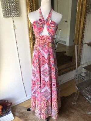 Marciano Pink Floral Maxi Dress Size 4 - Image 1 of 4