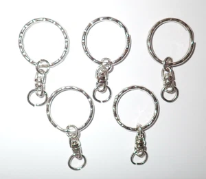 Loose Ring of Metal Key Chain Type C 5 pieces Lot - Picture 1 of 12