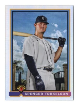 Spencer Torkelson 2021 Bowman Baseball 1991 Insert #91B-ST Detroit Tigers - Image 1 of 2