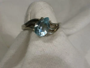 Women's 9x6mm Topaz Sz 8 - Picture 1 of 1