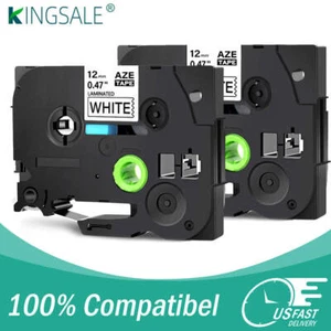 Compatible Brother P-Touch Label Maker TZ TZe 231 Tape Laminated 12mm(0.47") 2PK - Picture 1 of 11