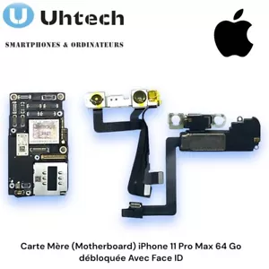 Carte Mère (Motherboard) iPhone 11 Pro Max 64 Go débloquée Avec Face ID - Picture 1 of 5