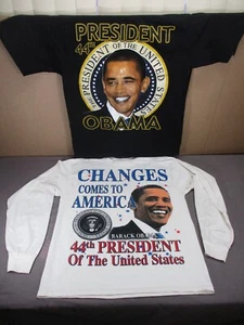 Präsident Barack Obama 44. Präsident USA T-Shirts Shirts Paar Large - Bild 1 von 18