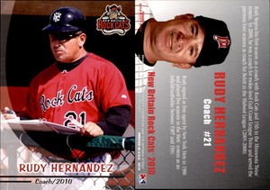 Rudy Hernandez 2010 Grandstand New Britain Rock Cats #NNO Card *AutographDen*