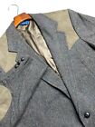 PENDLETON Men’s Vintage Wool Elbow Patch Blazer Suit Jacket Sport Coat Sz 42L