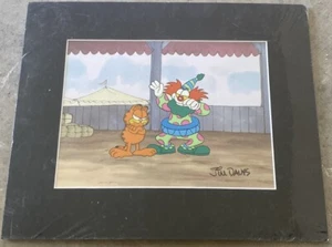 Garfield & Binky The Clown Cartoon Production Cel - Signed by Jim Davis - Picture 1 of 5