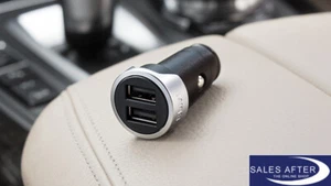 Original BMW Dual USB Ladegerät Ladeadapter Quick Charger Zigarettenanzünder - Bild 1 von 1