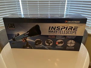 Celestron Inspire 90AZS Refractor Telescope 22407-CGL - Picture 1 of 7