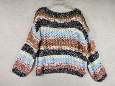 BKE женщин длинным рукавом коренастый многоцветный свитер размер M - Изображение 1 из 3