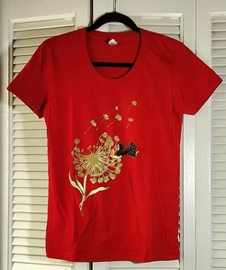 Vintage American Apparel Dandelion Graphic Single Stitch Tee Fits Small 50/50 - Picture 1 of 6