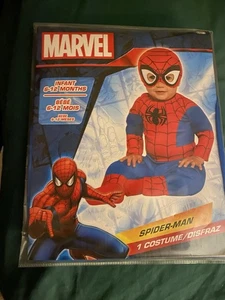 Marvel Spider-Man Dress-up Halloween Costume US Size Infant 6-12 Months - Picture 1 of 2