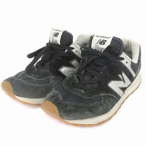 NEW BALANCE Sneakers Taglio Basso Scamosciato ML574HRM Nero US8 26cm Scarpe e UK7.6 Us