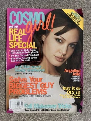 Cosmo Girl magazine Angelina Jolie October 2004 Foto 1 de 4