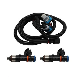 Fit For Polaris Ranger 800 2011-2017 Fuel Injector with Pigtail Harness 2PCS - Picture 1 of 11