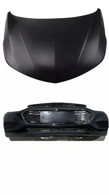 For 2017-2018 Chevy Cruze Front Bumper Cover Complete Assembly + Steel Hood Foto 1 de 4