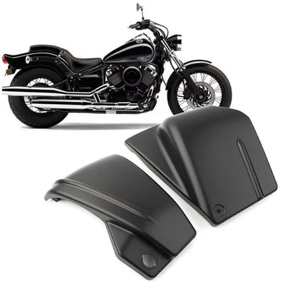 Black Battery Side Fairing Cover Fit Yamaha V-Star DragStar 650 XVS650A Custom - Image 1 of 4