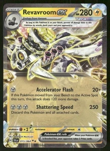 Pokemon Tcg Revavroom ex #15 Pokemon Shrouded Fable NM - Picture 1 of 2