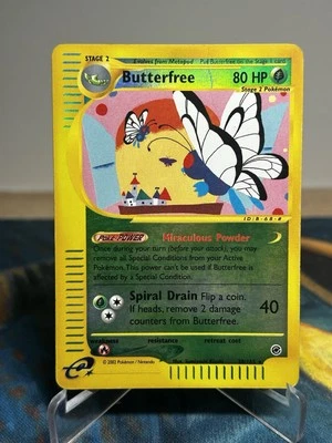 Butterfree 38/165 Reverse Holo Rare Expedition E Reader Series Pokémon Card PL - Image 1 of 4