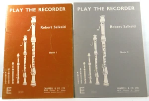 Play the Recorder by Robert Salkeld Sheet music book PB Books 1 and 2 1966 - Picture 1 of 17