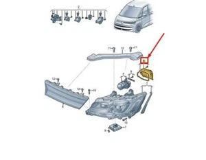 VW MULTIVAN T7 ST LEFT LED Light Control Unit 7T0941479 NEW GENUINE - Picture 1 of 1