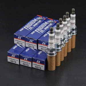 6pcs LFR6AIX-11 6619 Iridium Spark Plugs For NGK Toyota BMW Volvo Yamaha Lexus - Picture 1 of 6