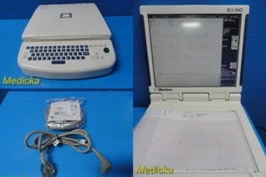 Macchina ECG interpretativa Burdick Mortara ELI 350 con cavi/cavi ECG ~ 35879 - Foto 1 di 22