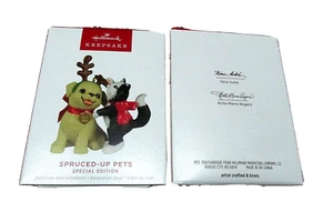 2022 Hallmark Spuced Up Pets Dog Puppy Cat Kitten Limited/Special Edition - Picture 1 of 1